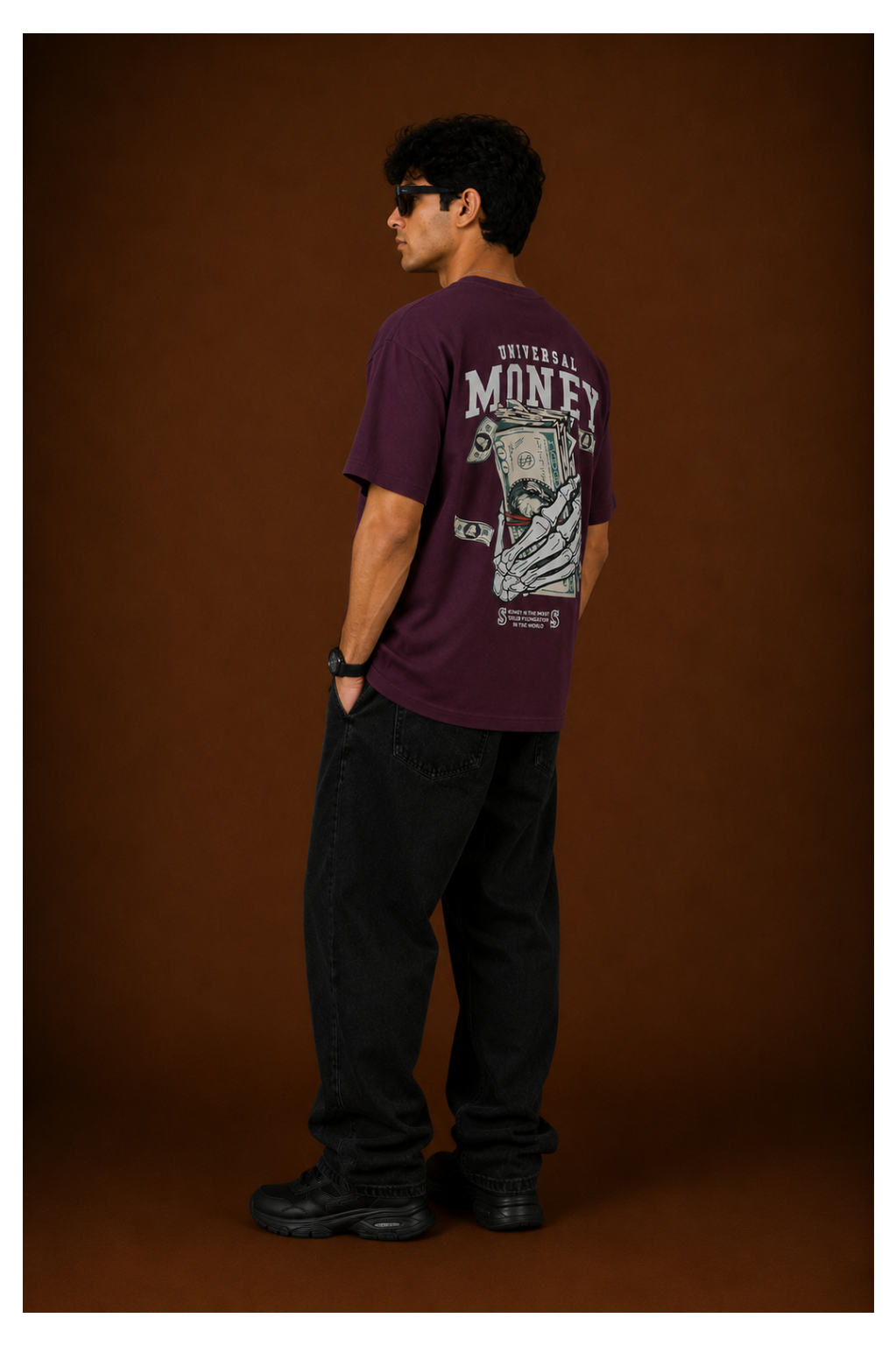 Universal Money Graphic Oversized Tee