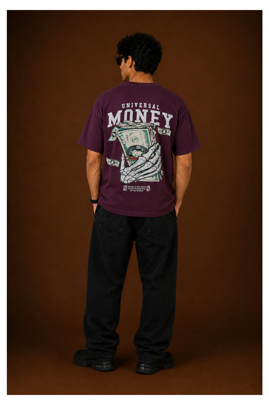 Universal Money Graphic Oversized Tee