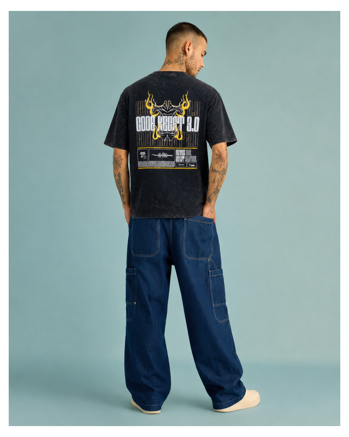 Ghost Frequency 3.0 – Premium Oversized T-Shirt