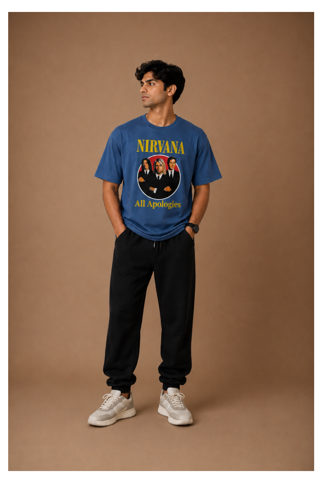 Vintage Blue Rock Graphic Tee