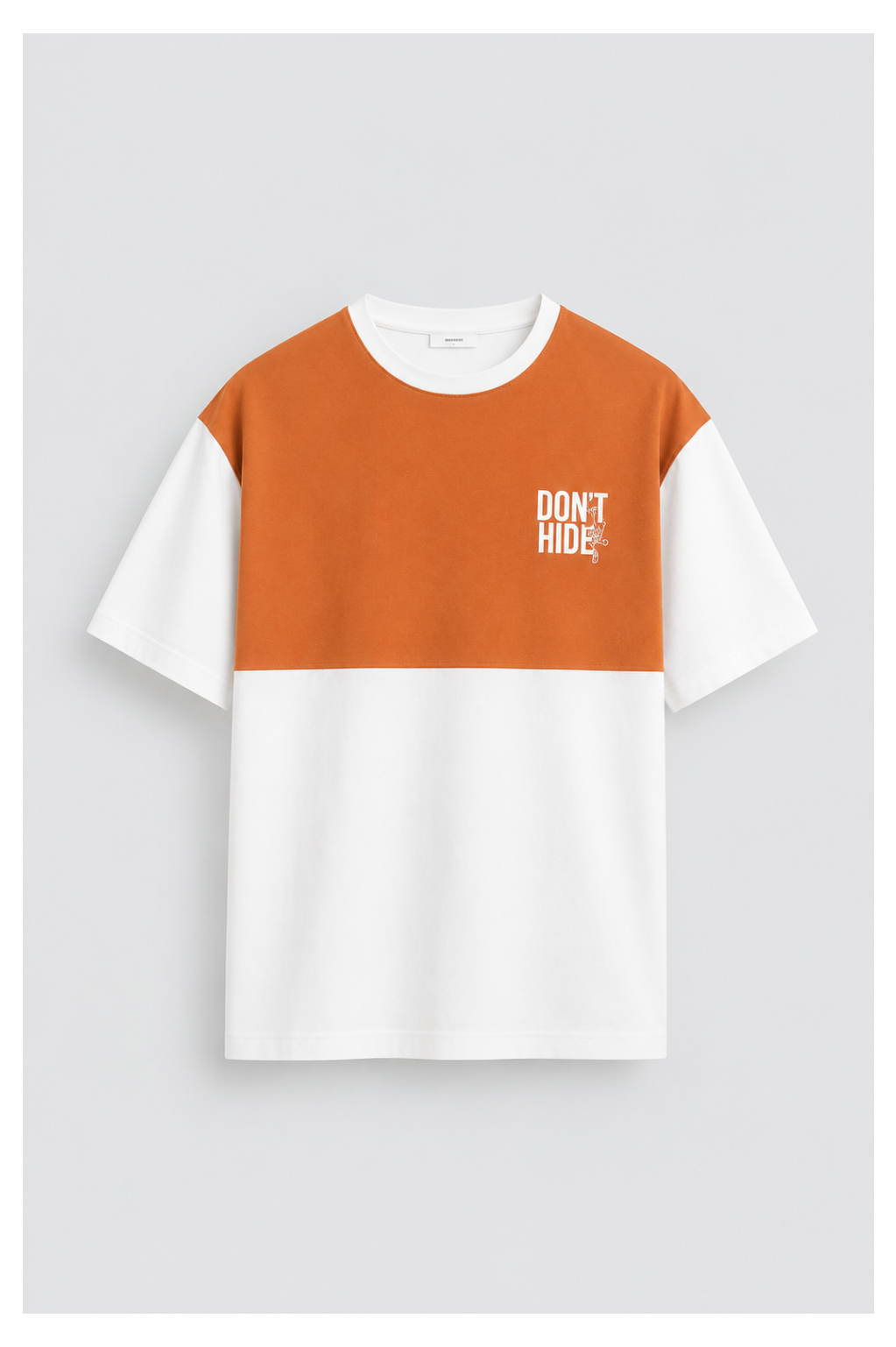 Sunset Contrast Oversized Tee