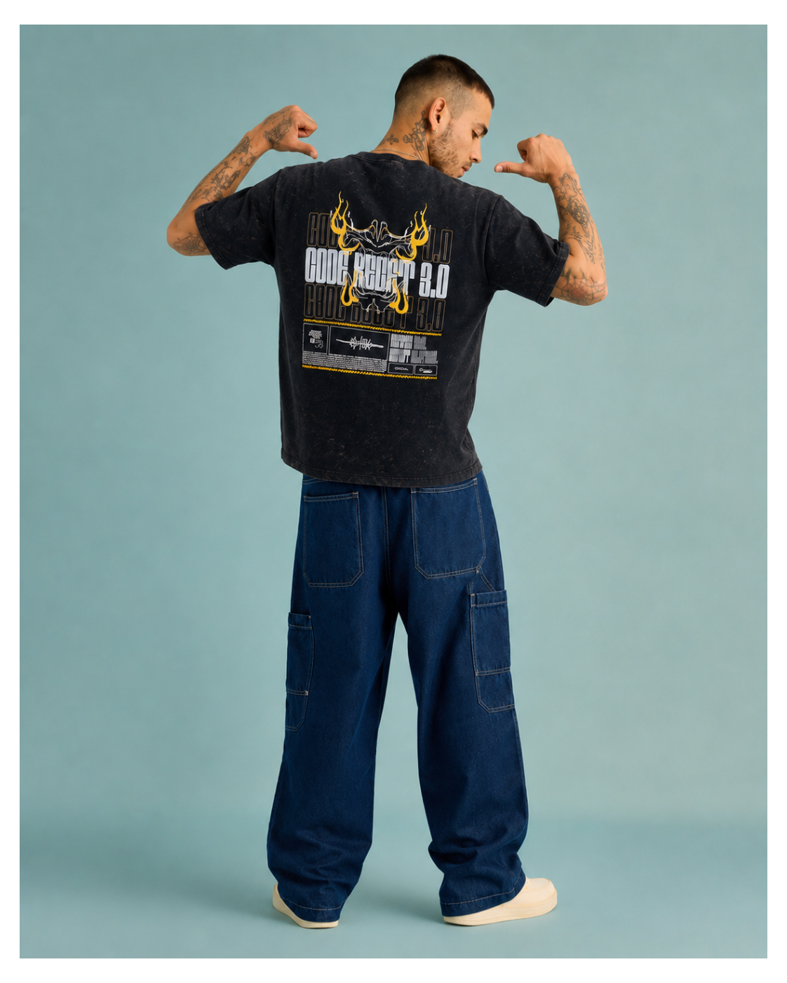 Ghost Frequency 3.0 – Premium Oversized T-Shirt