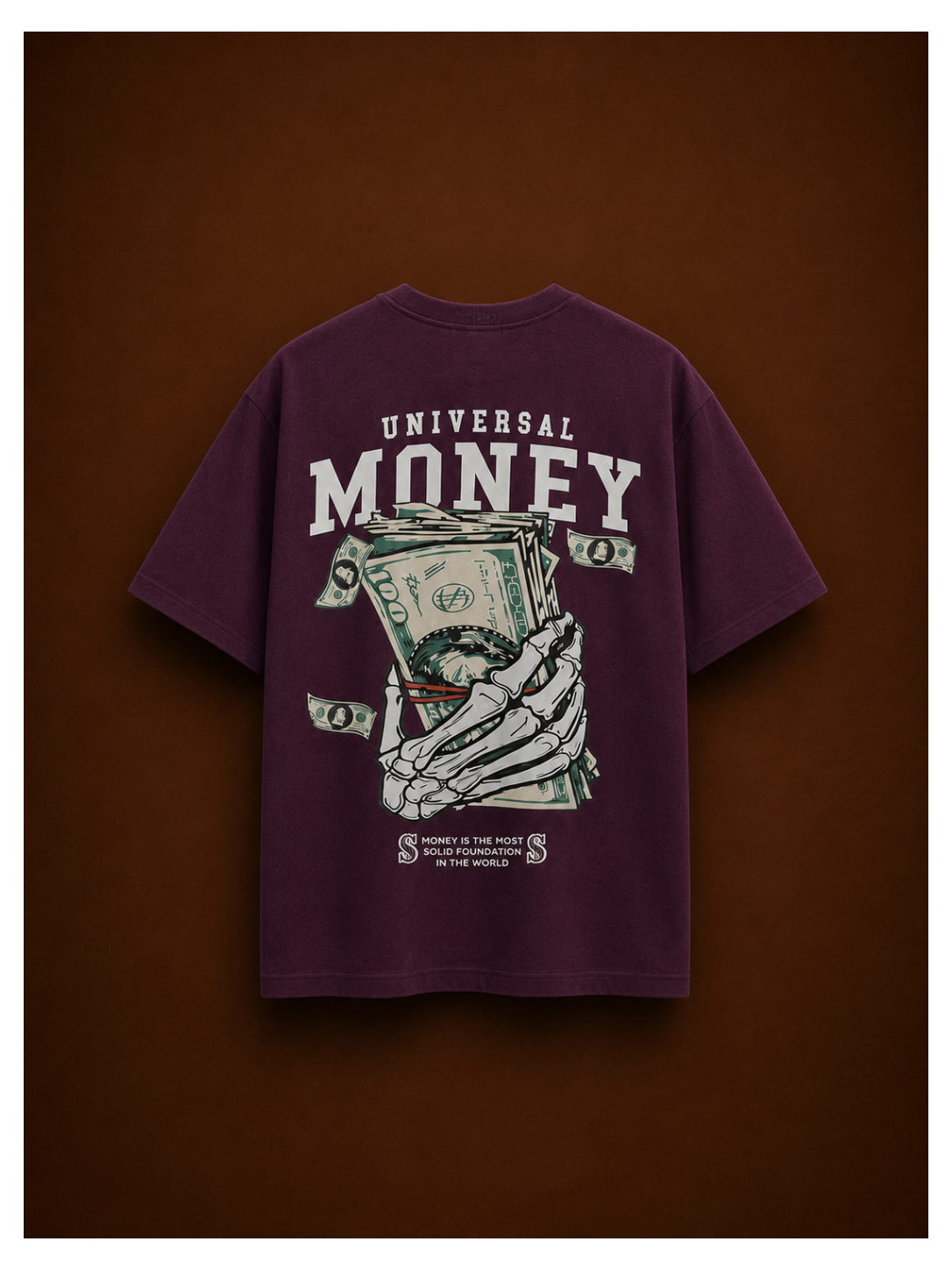 Universal Money Graphic Oversized Tee